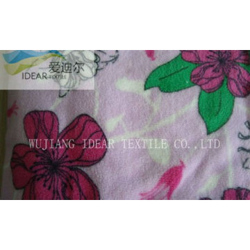 100D/144F Polyester Printed Coral Fleece Fabric 067